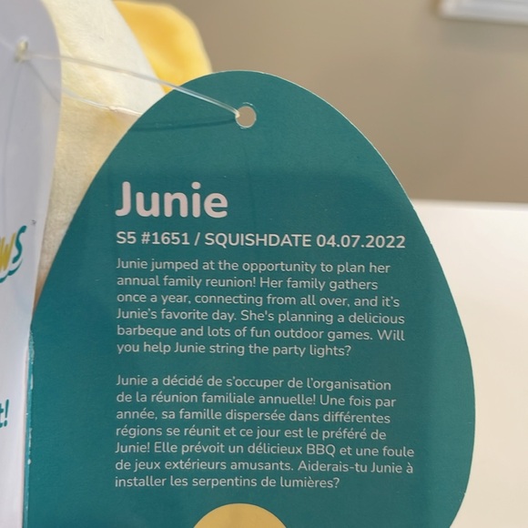 NWT 5” Junie the Banana 🍌 Squishmallow - Picture 7 of 7